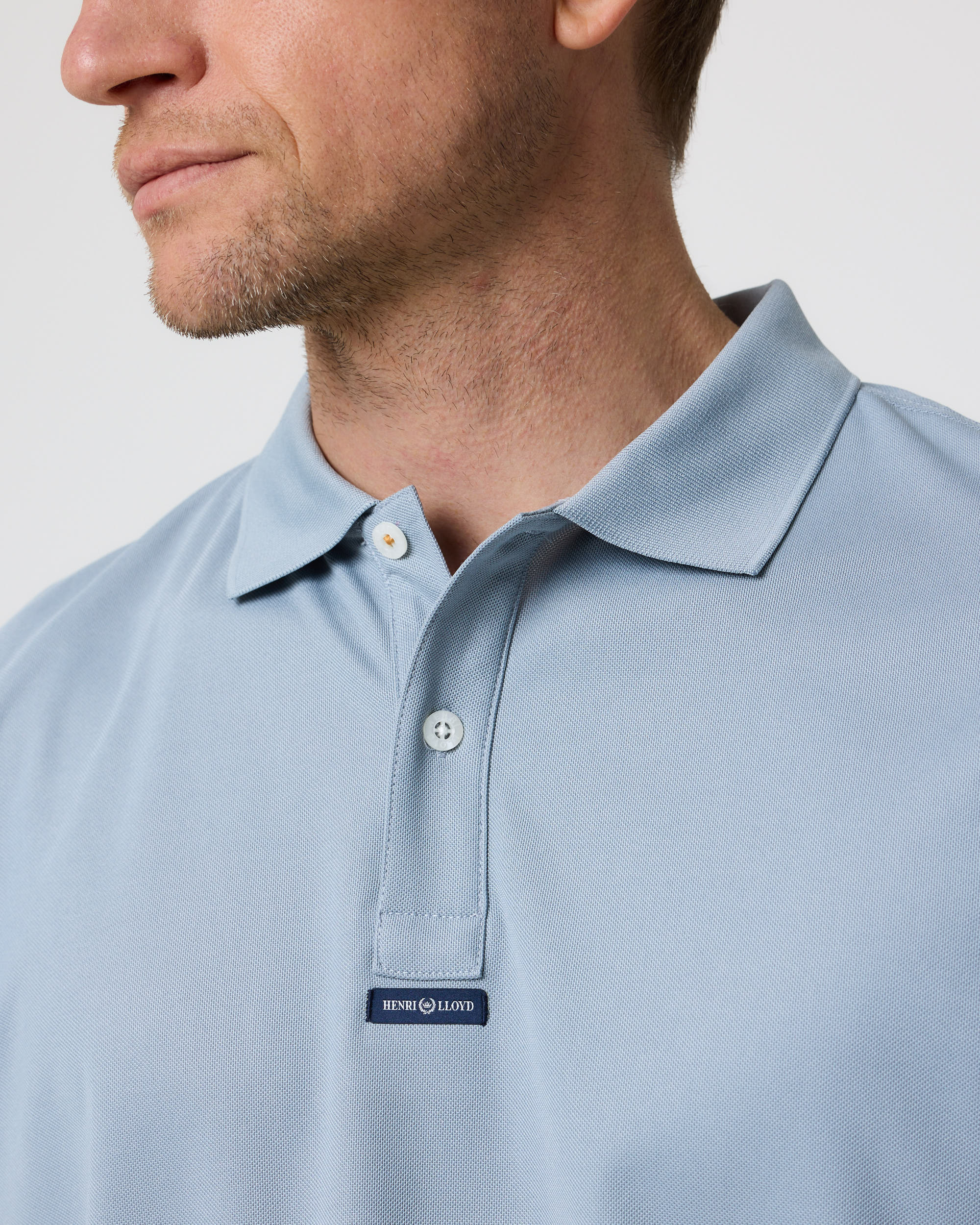 Men's Dri-Fast LS Polo - Titanium - Image 6