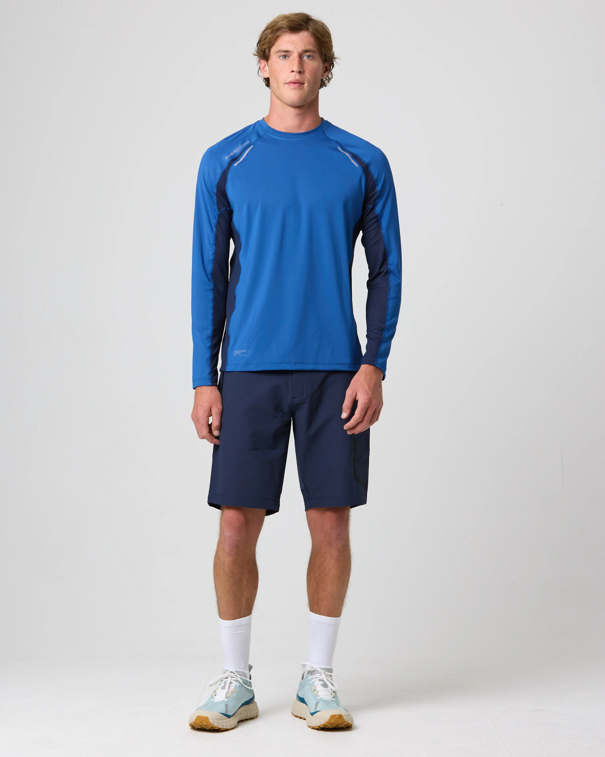 Men's Dynamic Dri Fast Long Sleeve Tee - Cygnet Blue - Image 5