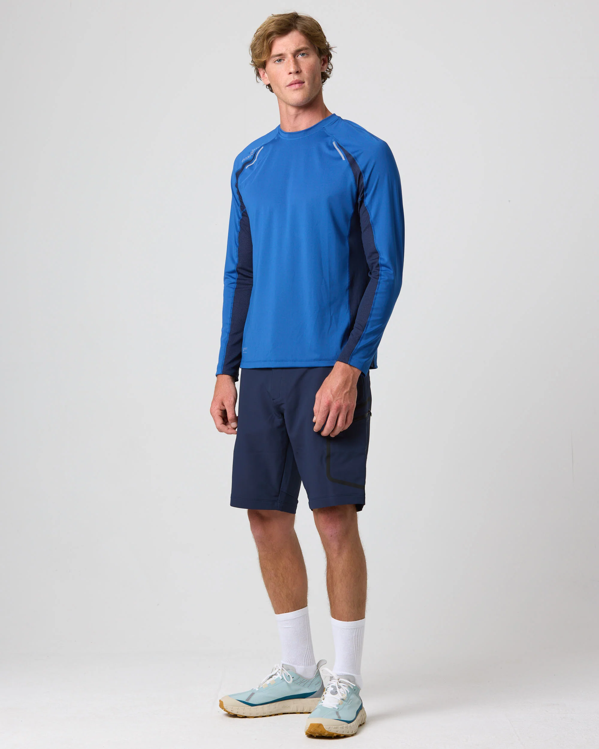 Men's Dynamic Dri Fast Long Sleeve Tee - Cygnet Blue - Image 6