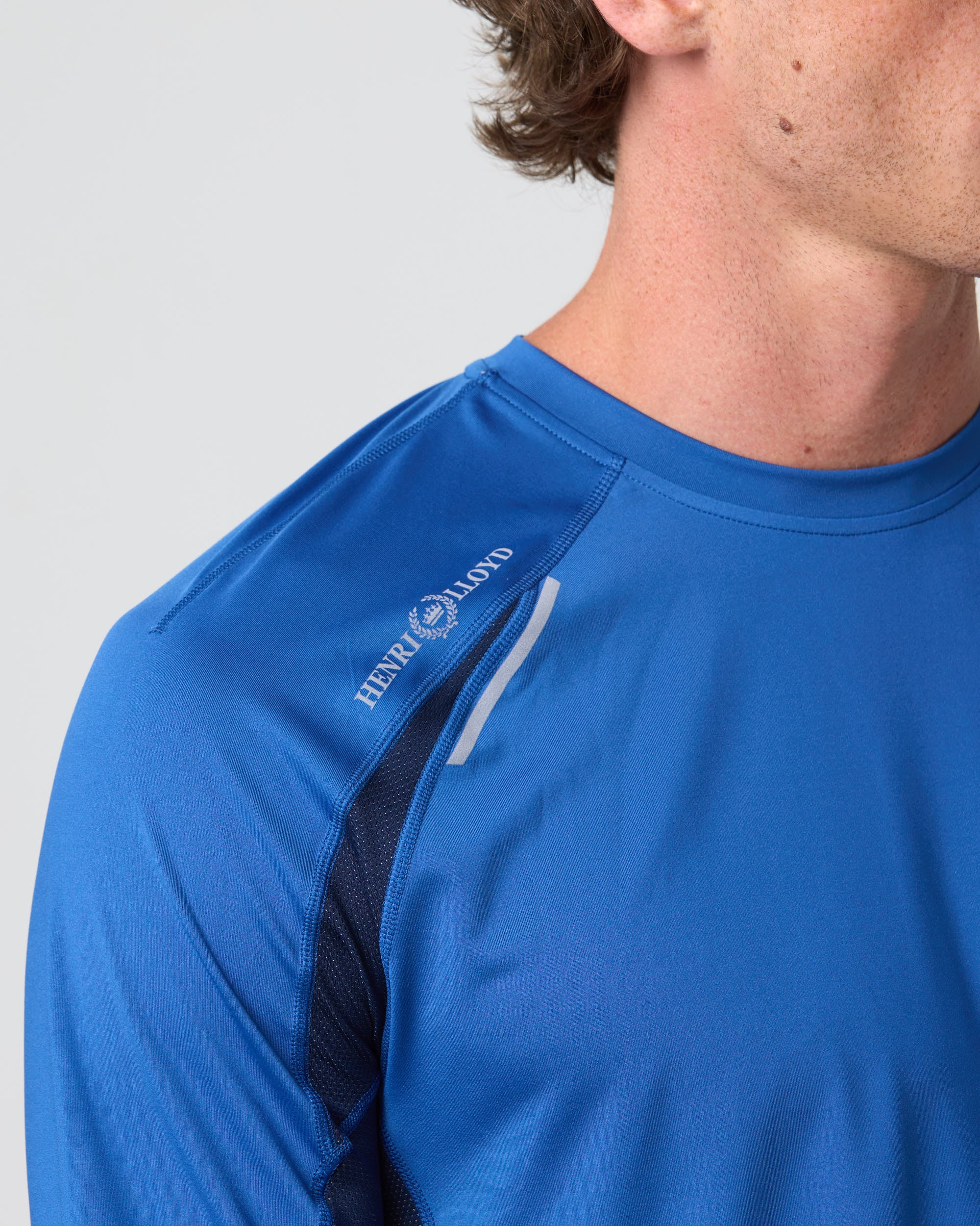Men's Dynamic Dri Fast Long Sleeve Tee - Cygnet Blue - Image 7
