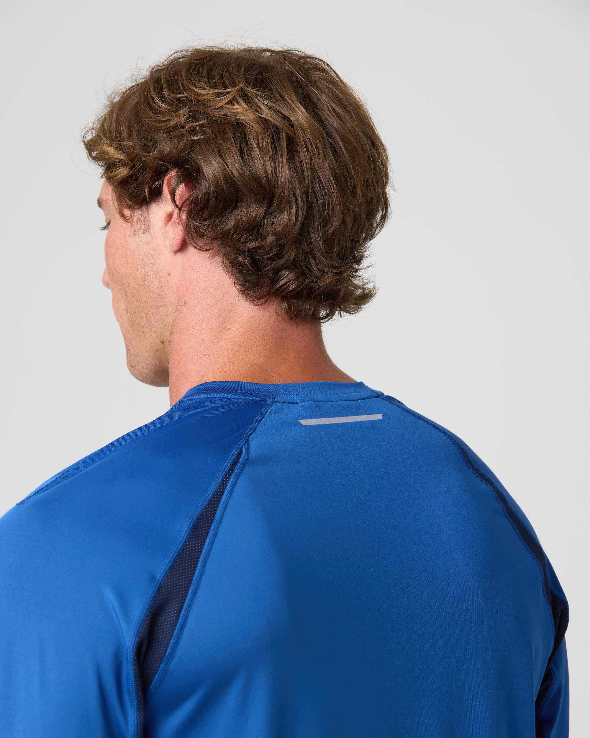 Men's Dynamic Dri Fast Long Sleeve Tee - Cygnet Blue - Image 8
