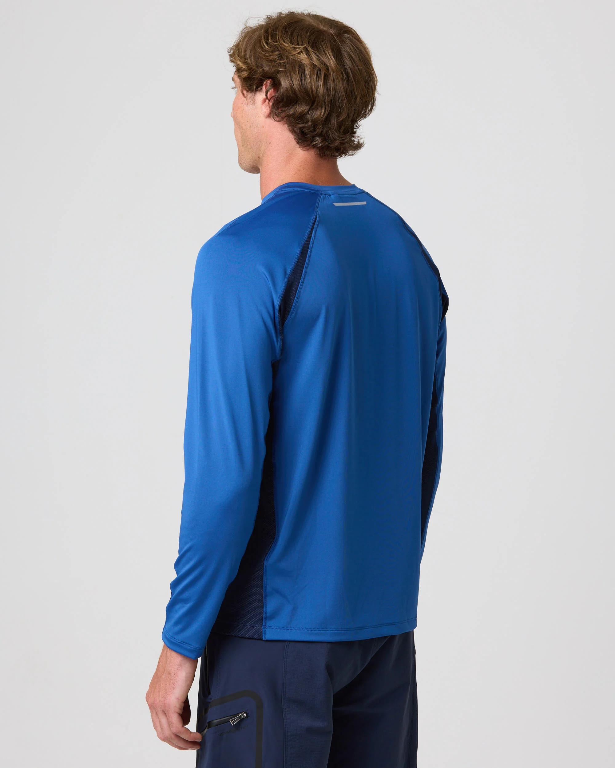 Men's Dynamic Dri Fast Long Sleeve Tee - Cygnet Blue - Image 9