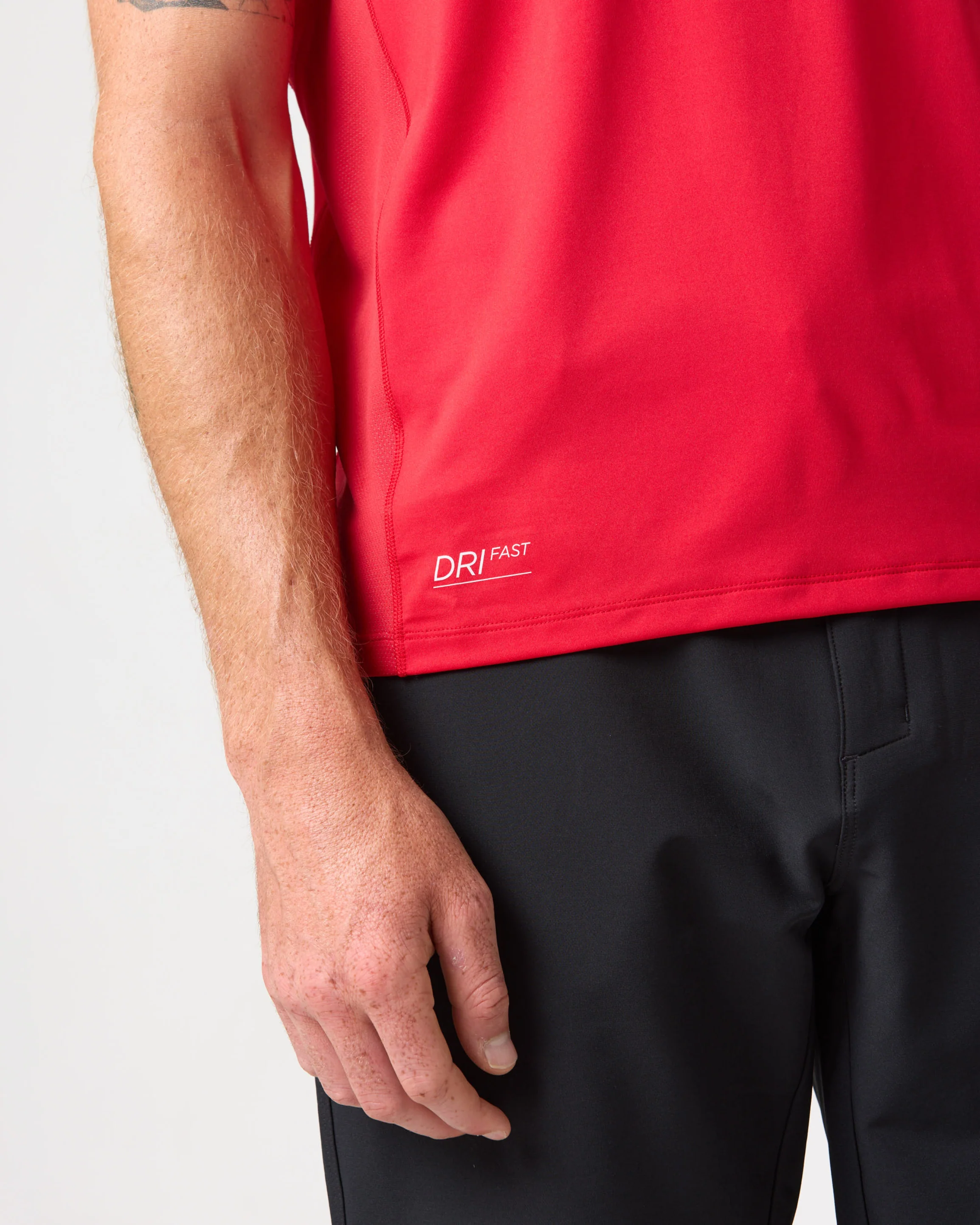 Men's Dynamic Dri Fast Tee - Red - Image 9