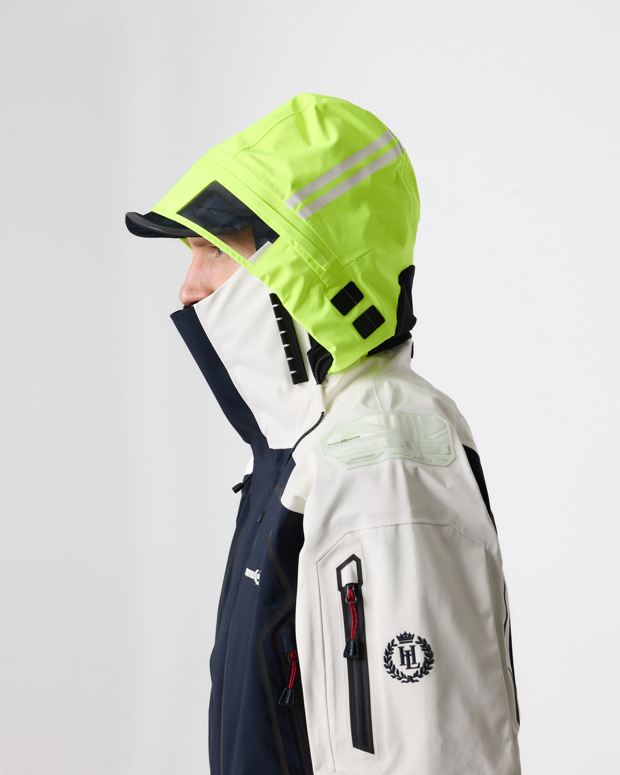 Men's Ocean Pro Jacket - Navy Black/Off White - Image 16