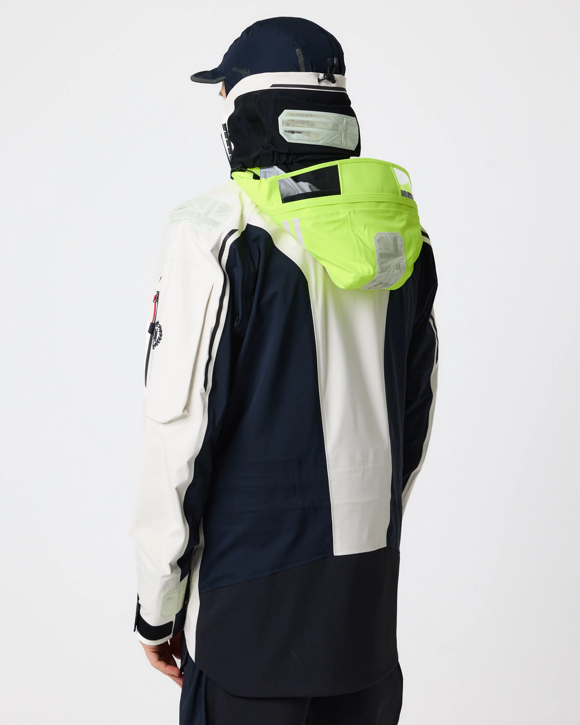 Men's Ocean Pro Jacket - Navy Black/Off White - Image 9