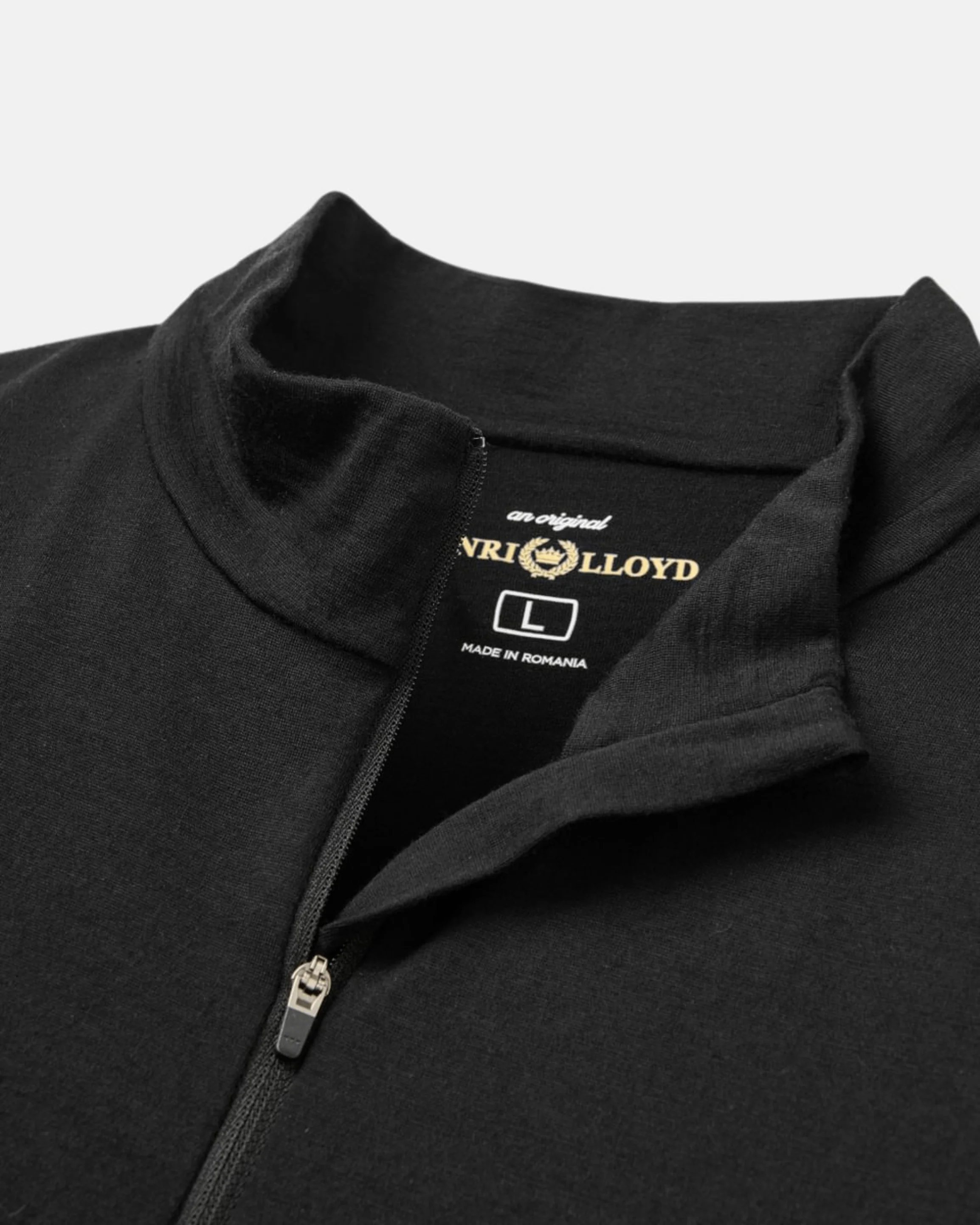 Merino 200 Zip Top - Black - Image 2