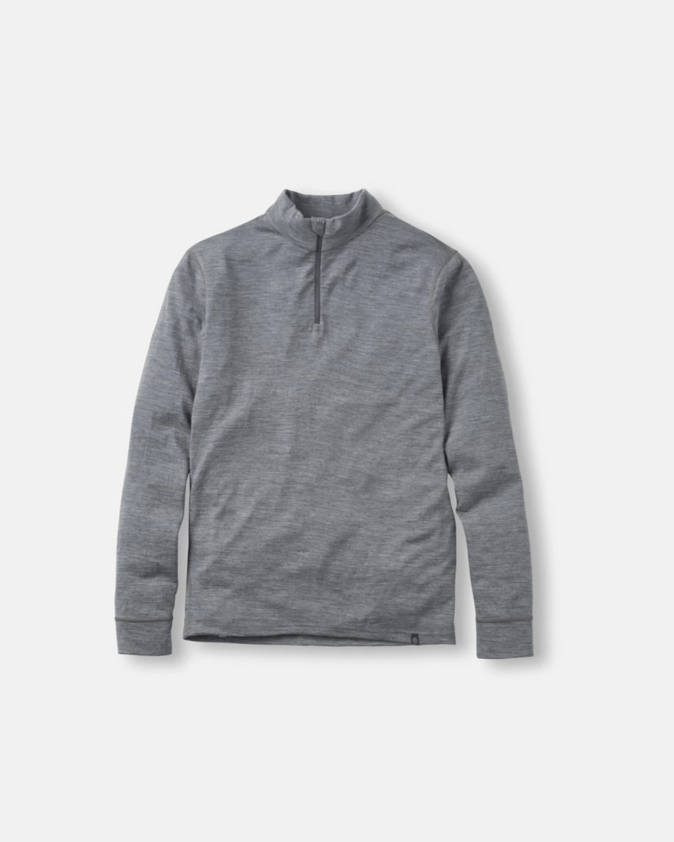 Merino 200 Zip Top - Grey - Image 2