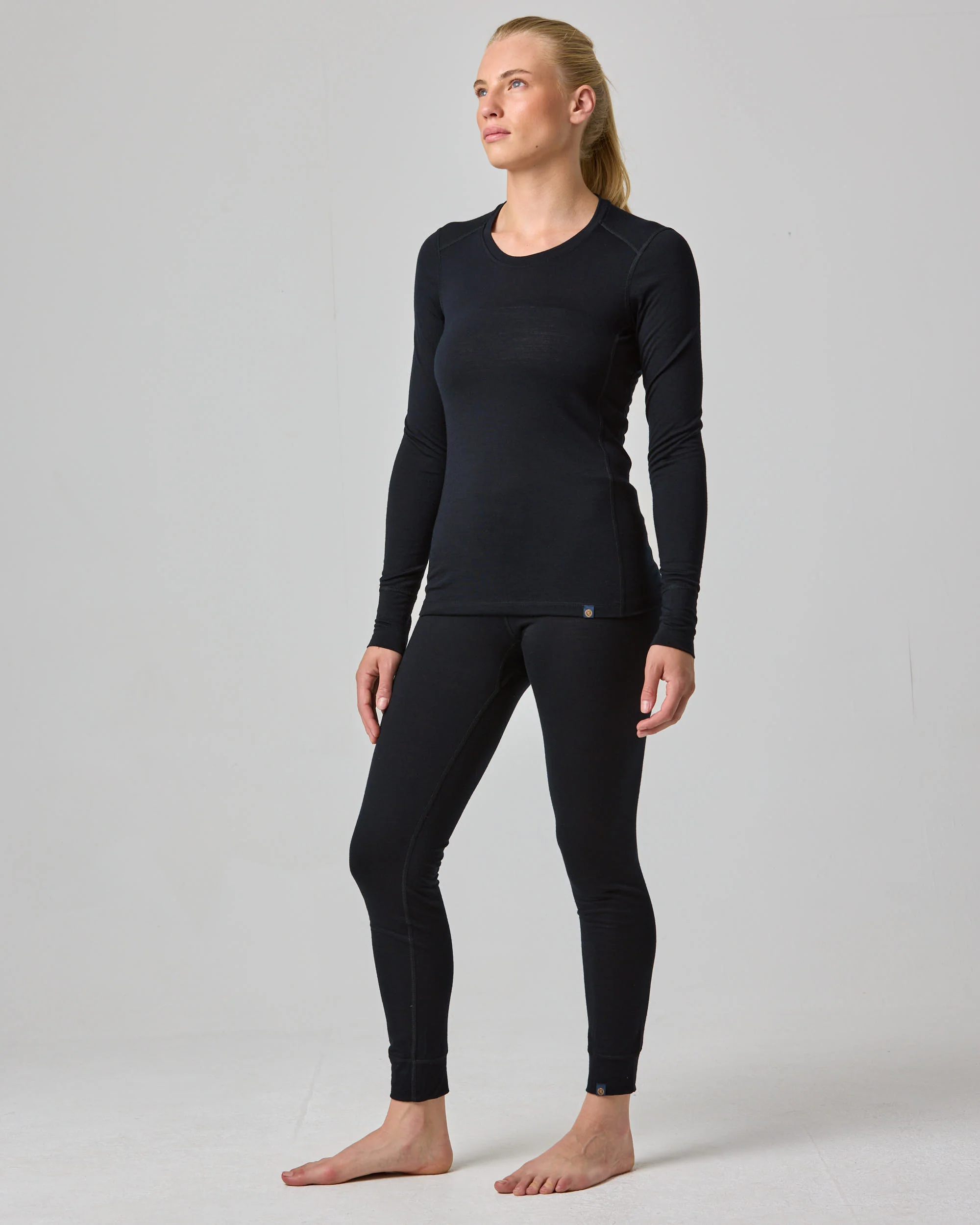 Merino 200 LS Top wmn - Black - Image 3