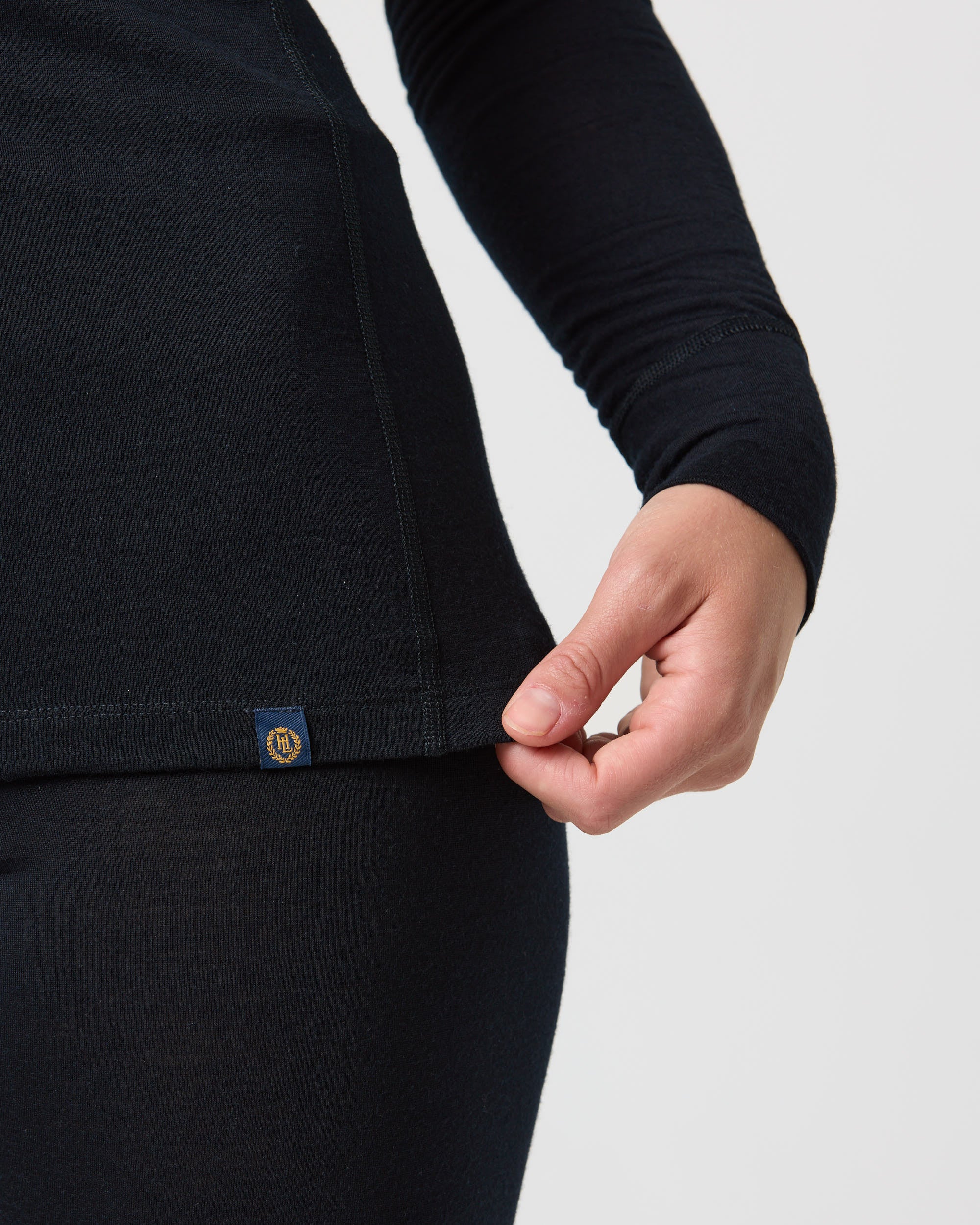 Merino 200 LS Top wmn - Black - Image 5