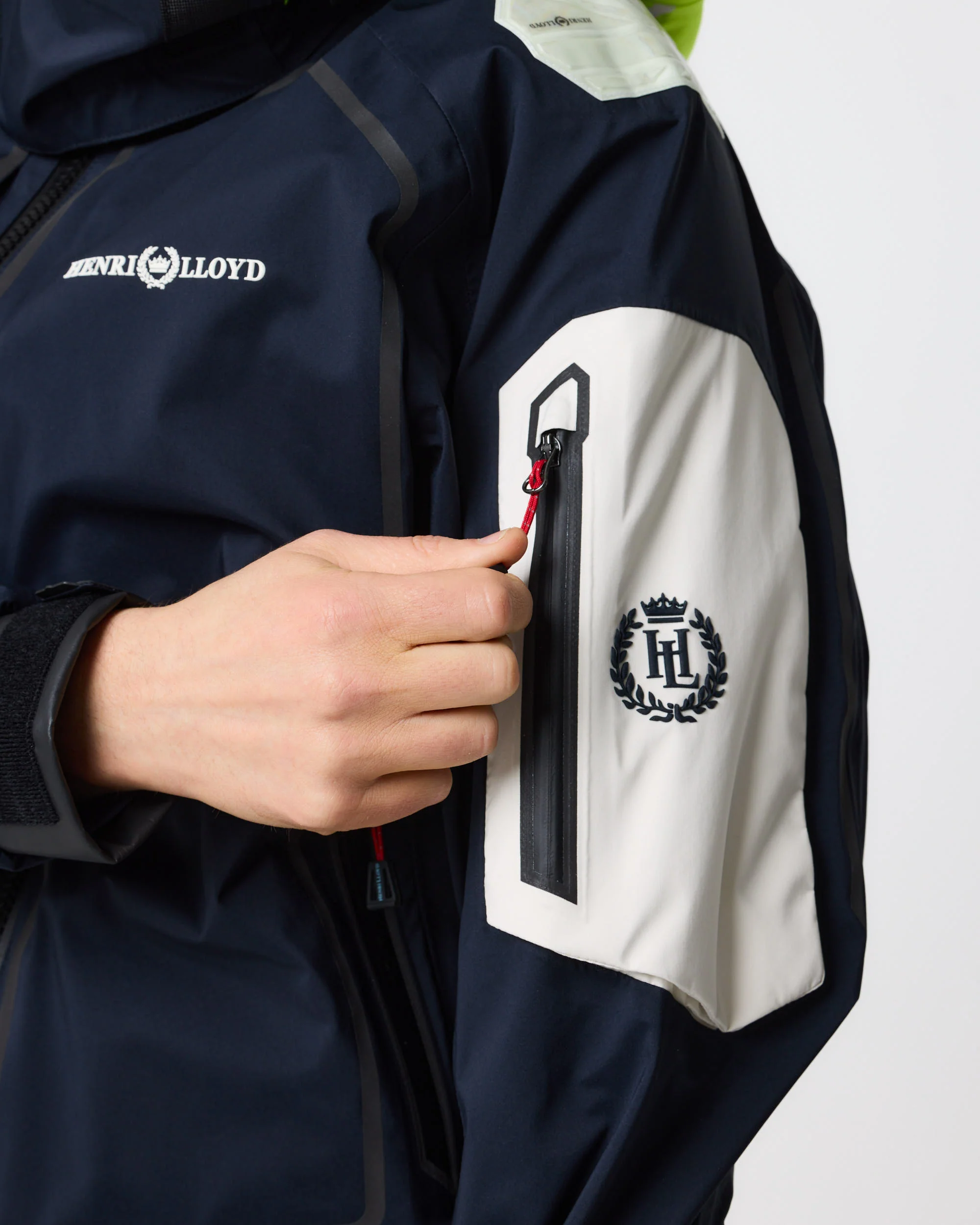 Ocean Pro Full Zip Smock - Navy Black - Image 14