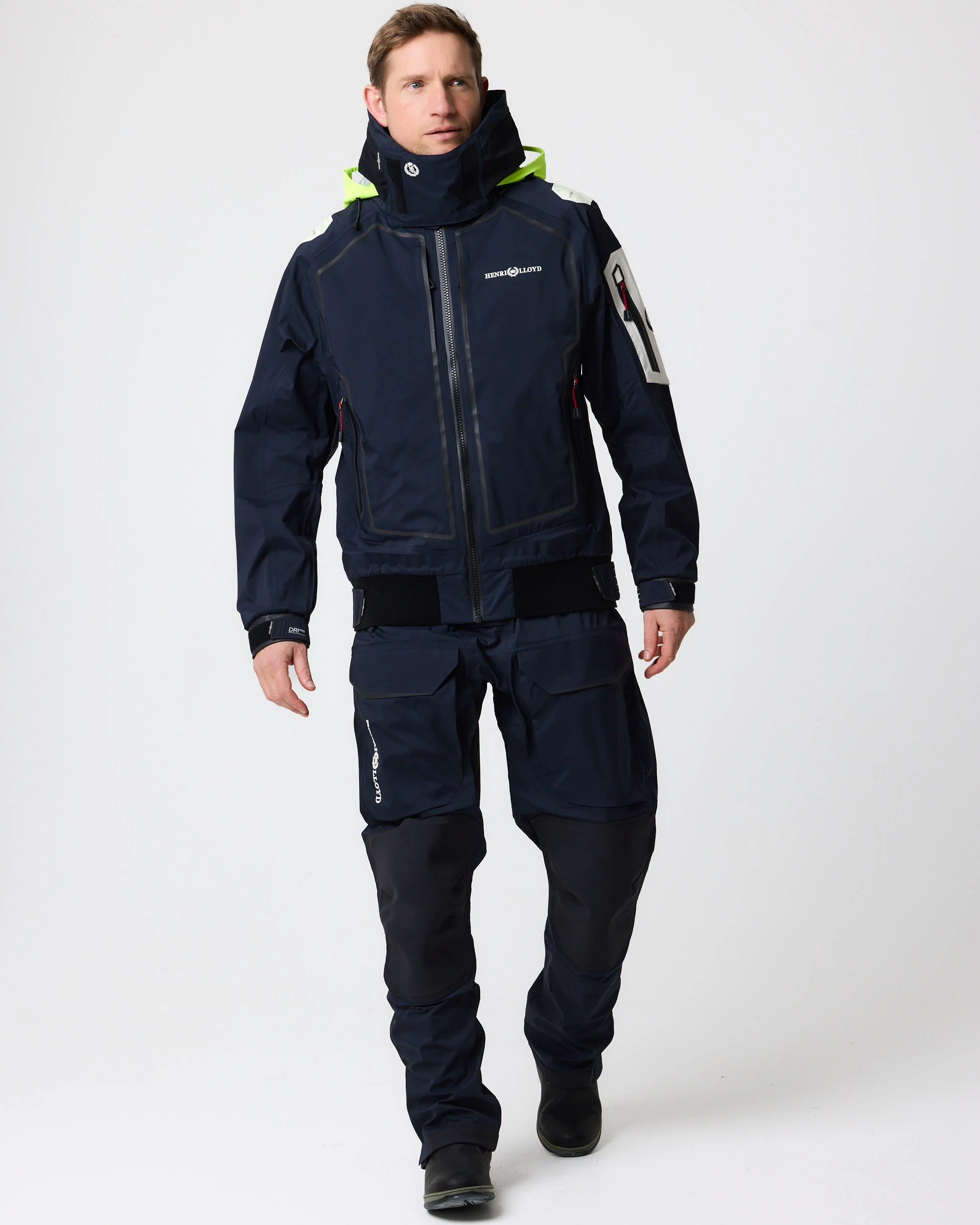 Ocean Pro Full Zip Smock - Navy Black - Image 4