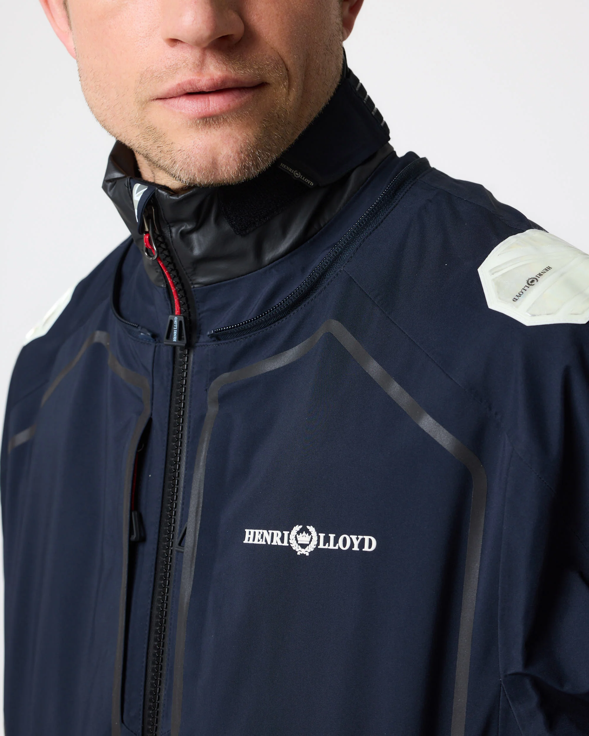 Ocean Pro Full Zip Smock - Navy Black - Image 6