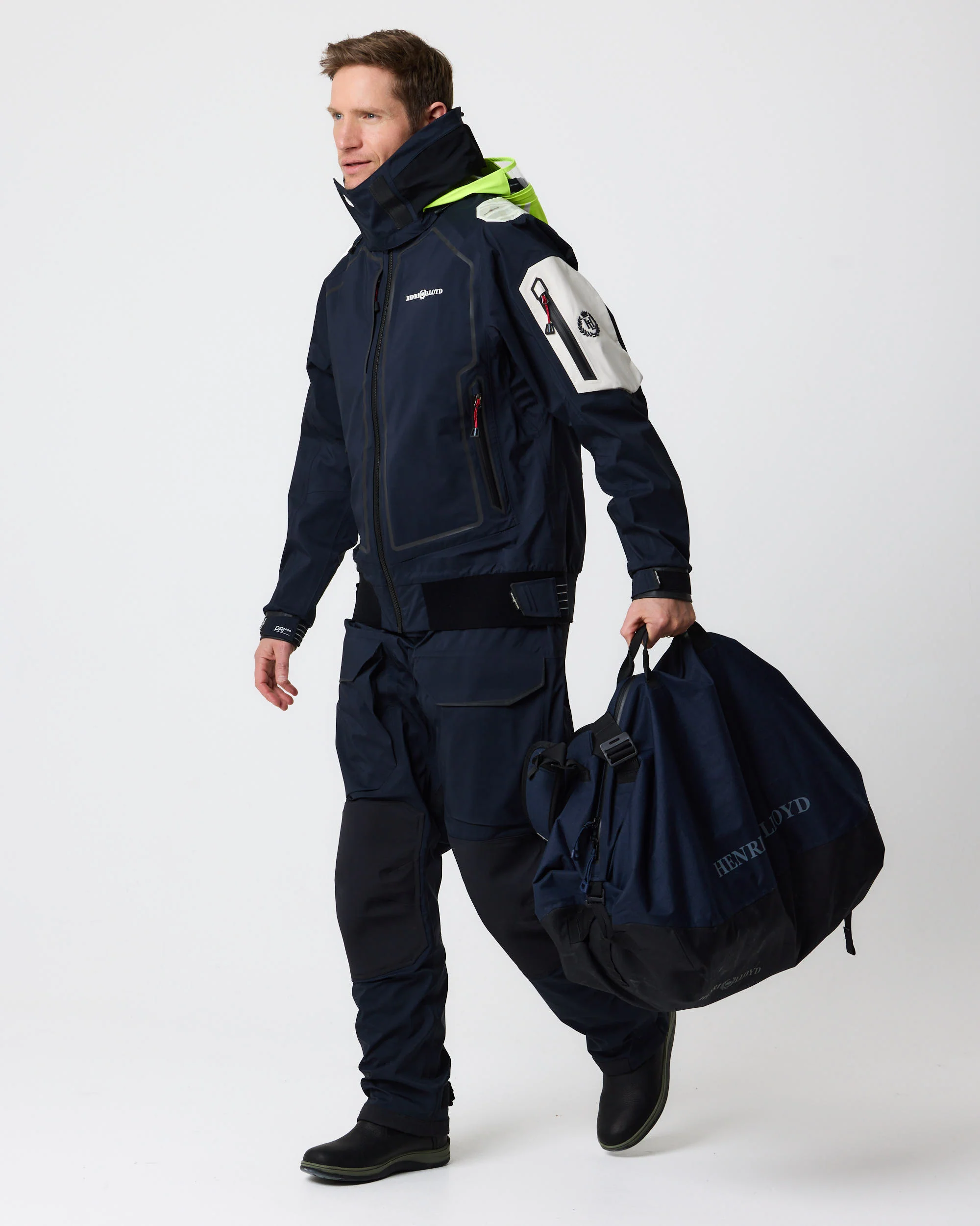 Ocean Pro Full Zip Smock - Navy Black - Image 8