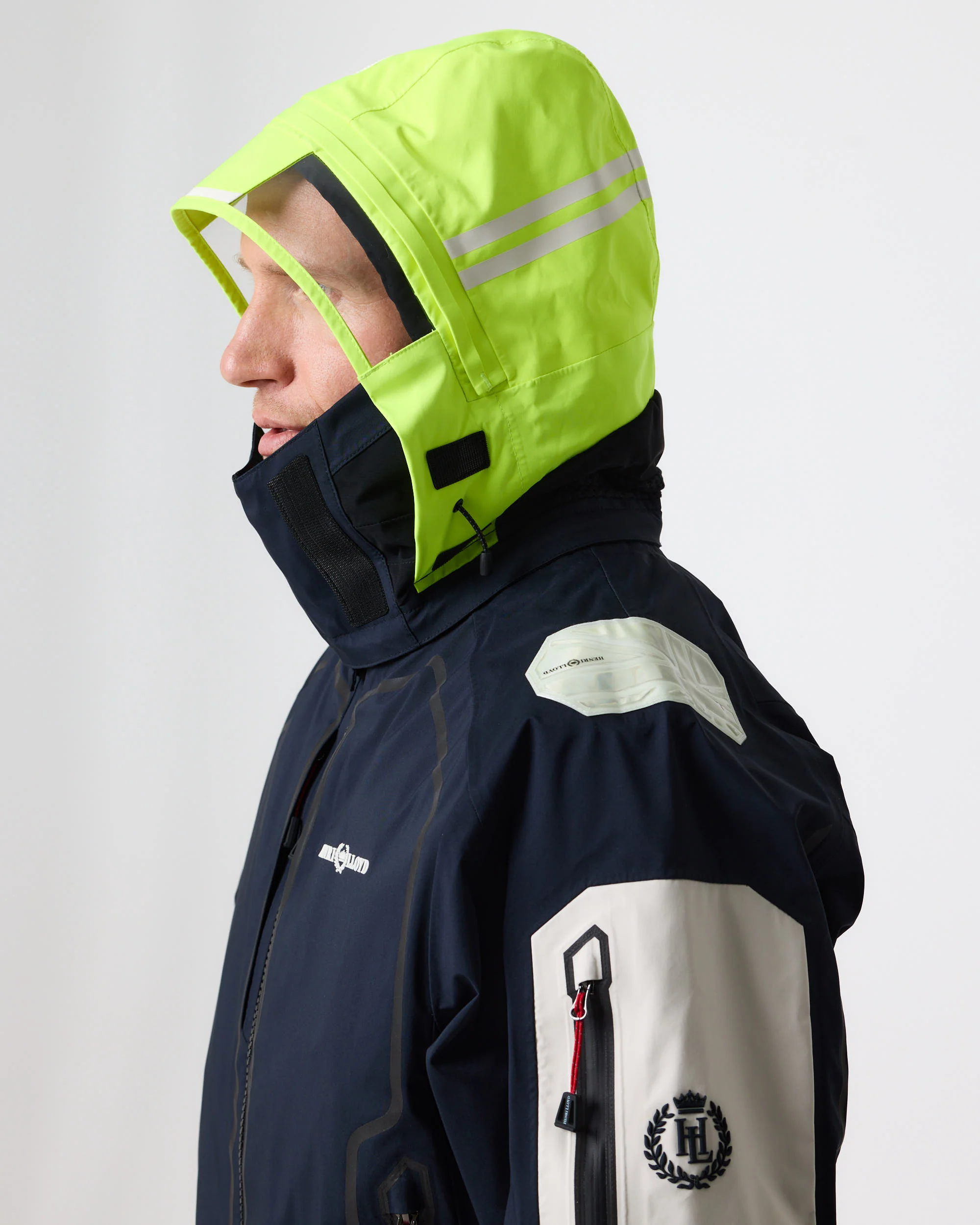 Ocean Pro Full Zip Smock - Navy Black - Image 9