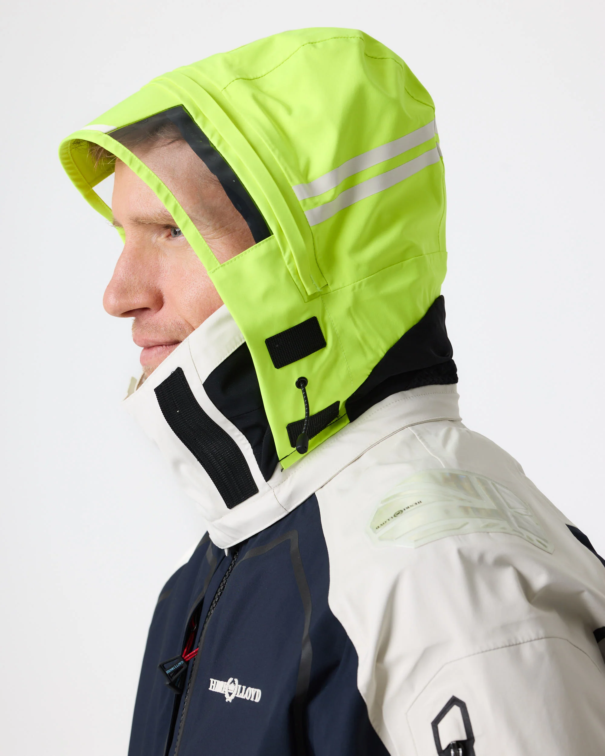 Ocean Pro Full Zip Smock - Navy Black/Off White - Image 13