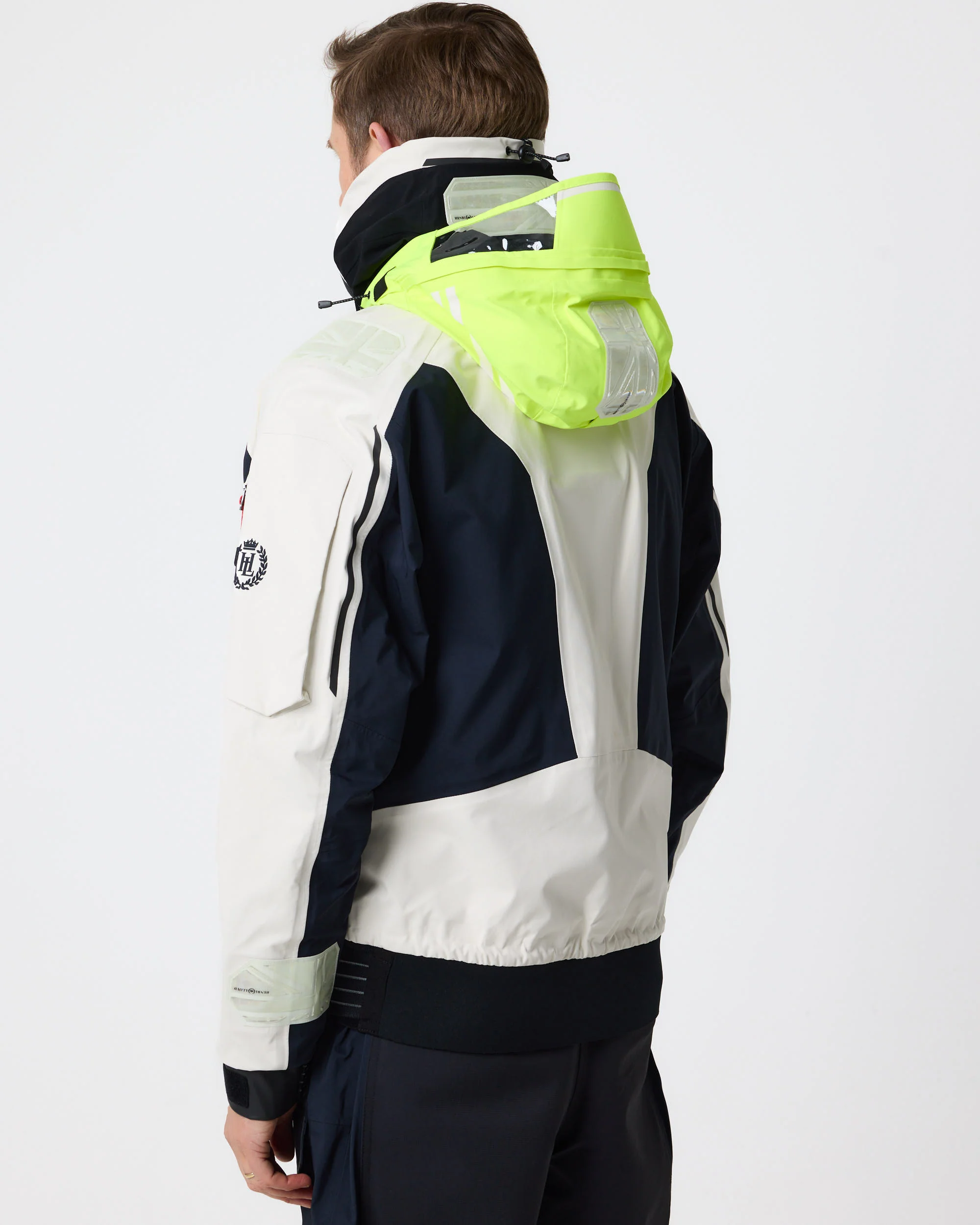 Ocean Pro Full Zip Smock - Navy Black/Off White - Image 7