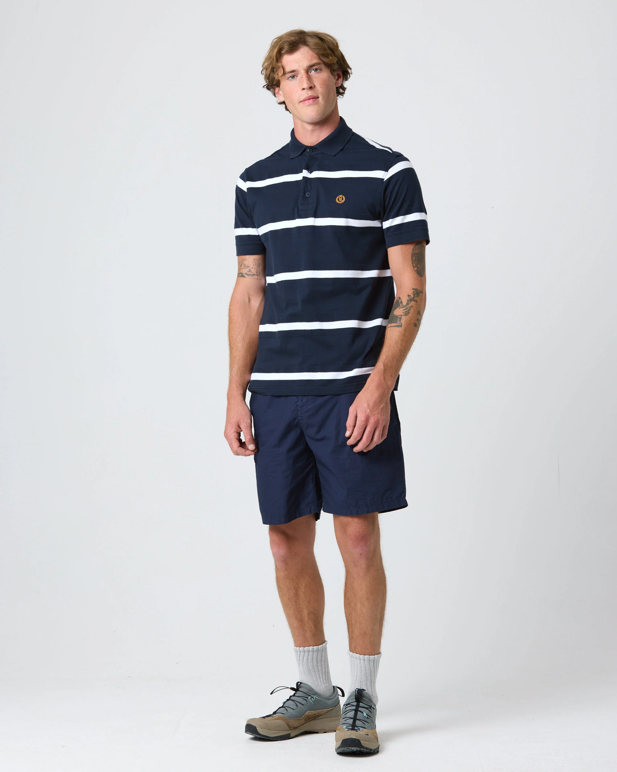 Salcombe Polo - Navy Blue - Image 3