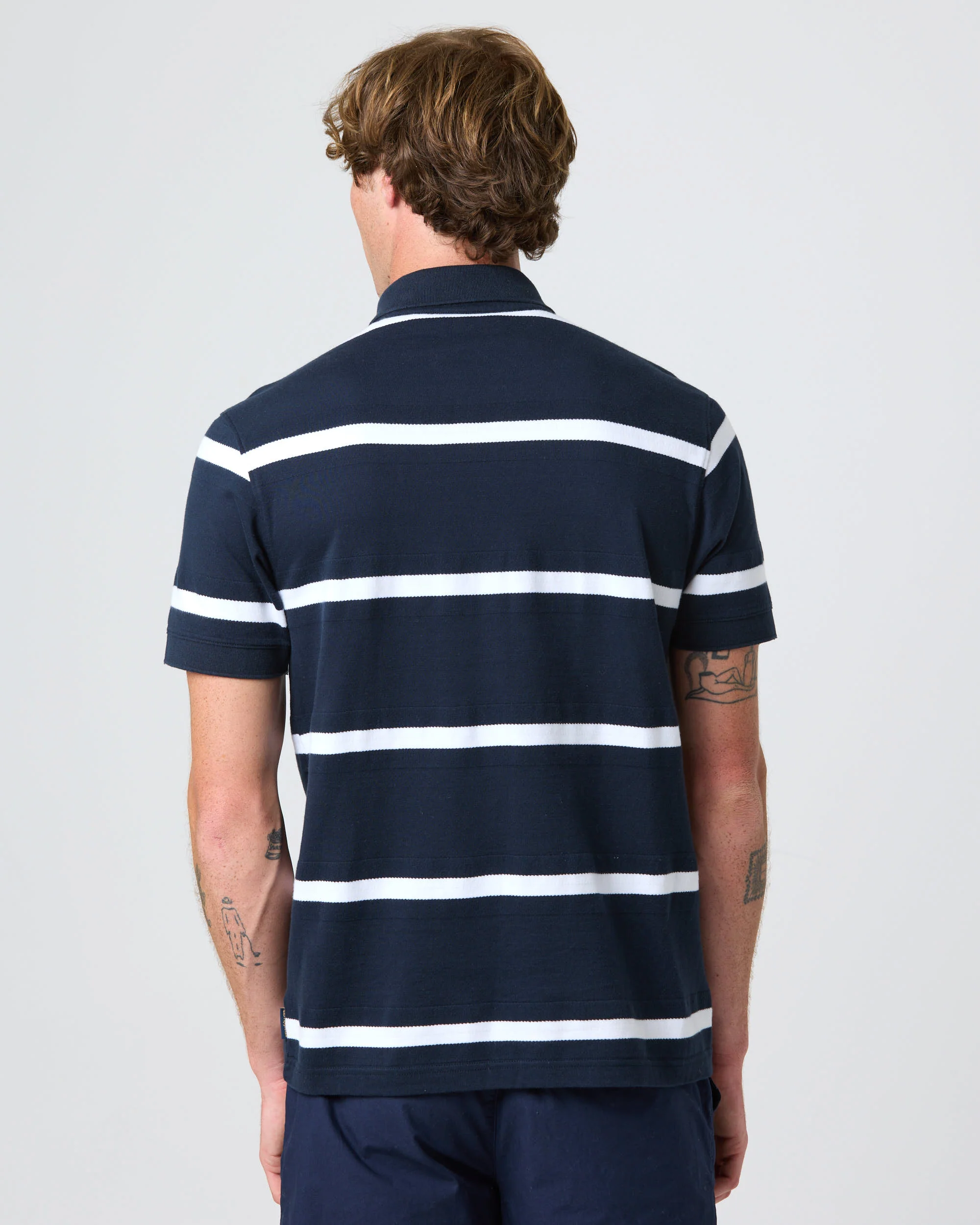 Salcombe Polo - Navy Blue - Image 5