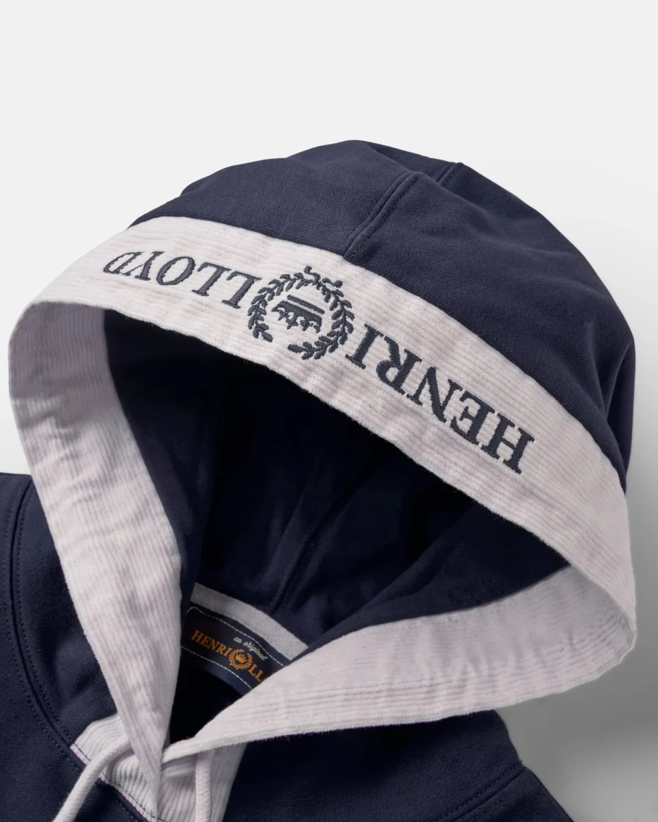 Seaton Hoody - Navy Blue - Image 2