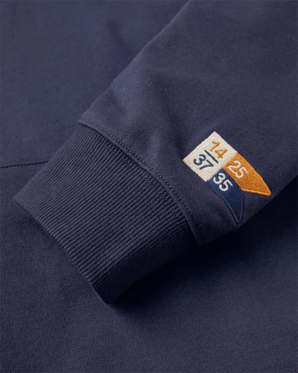 Seaton Hoody - Navy Blue - Image 6