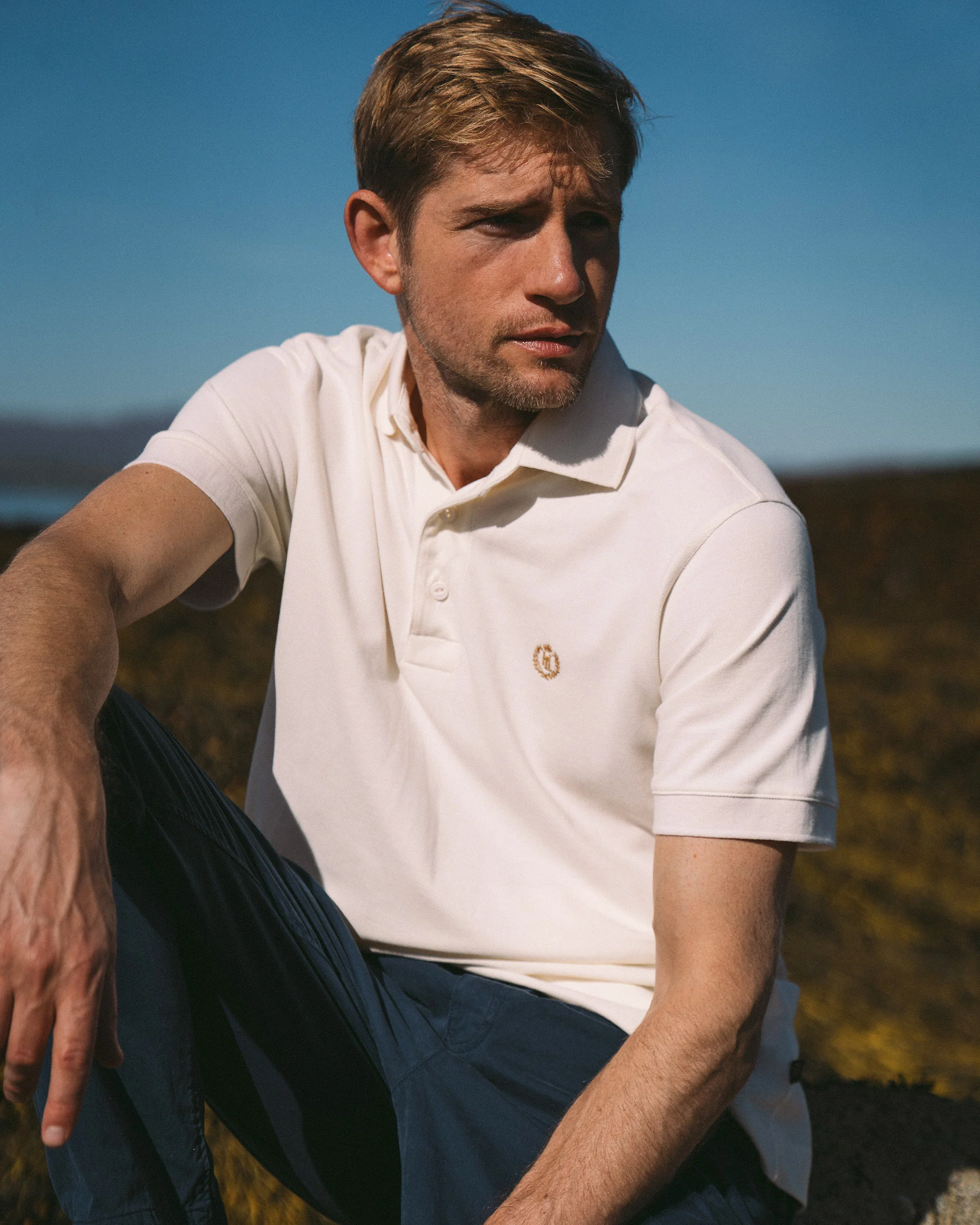 St Ives Polo  - Off White - Image 2