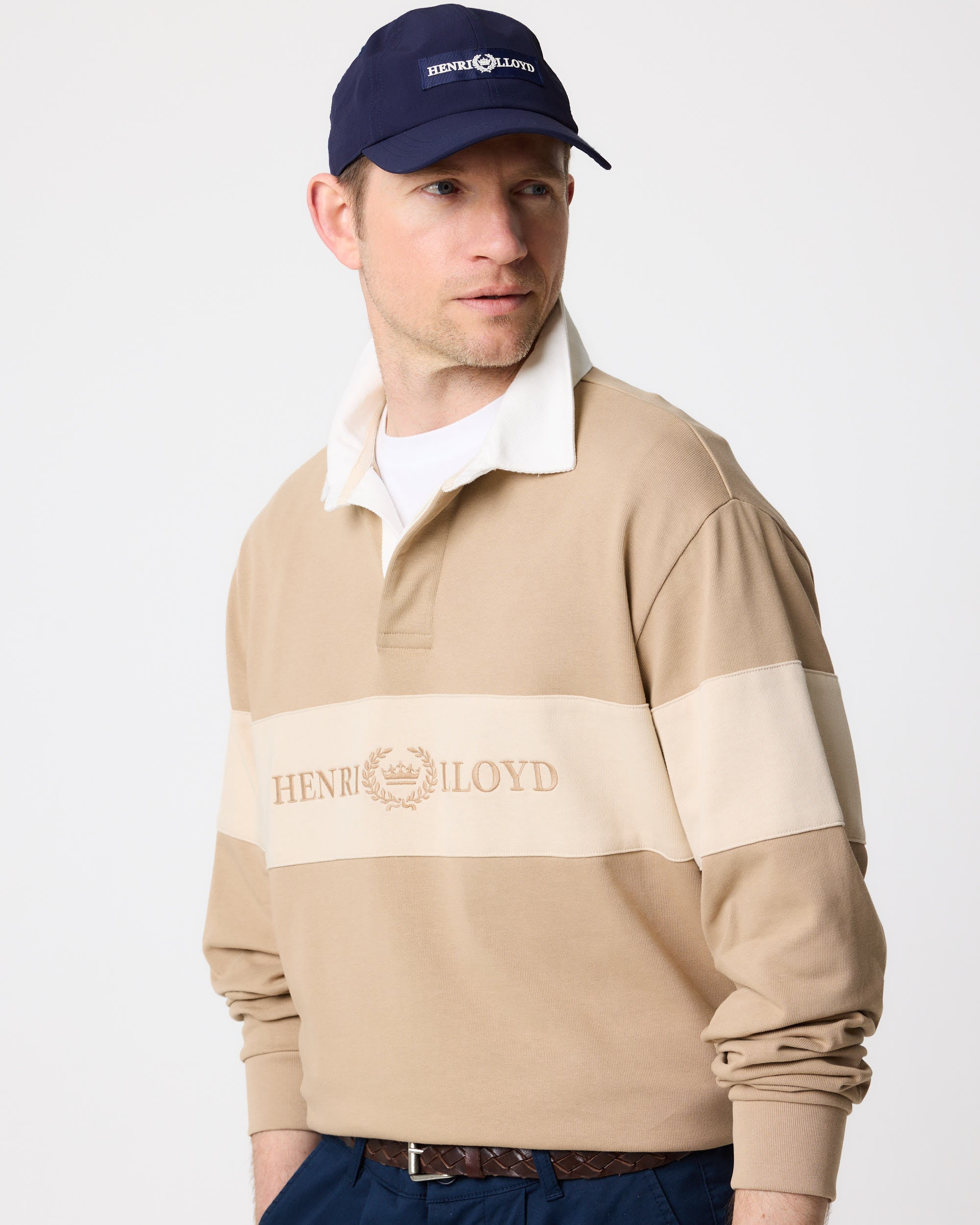 Voyager Rugby Shirt - Sand - Image 4