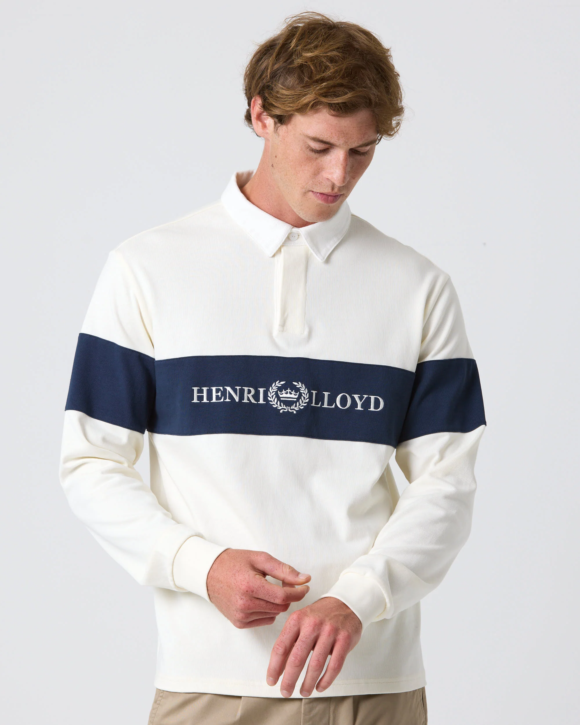 Voyager Rugby Shirt - Navy Blue - Image 3