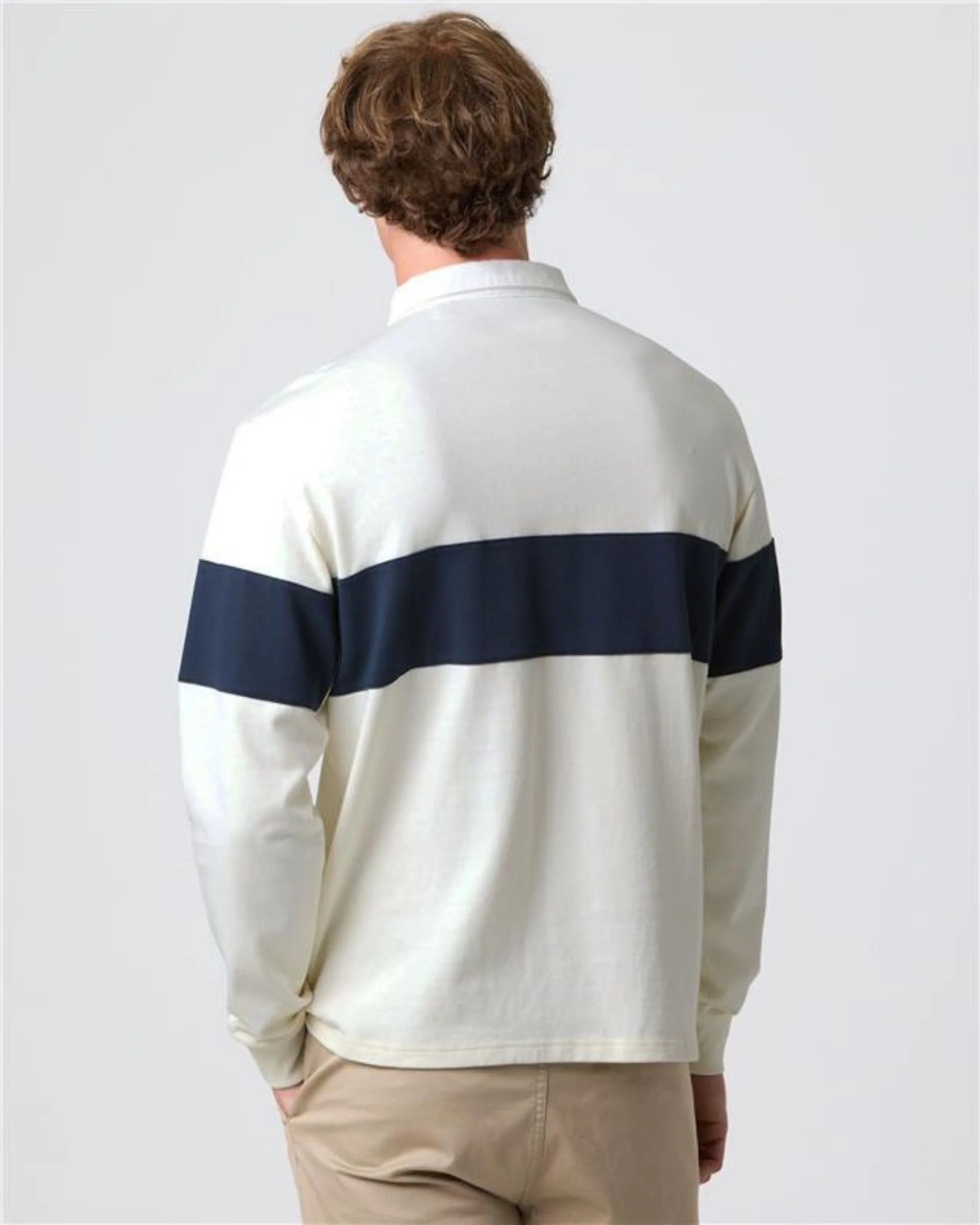 Voyager Rugby Shirt - Off White - Image 6