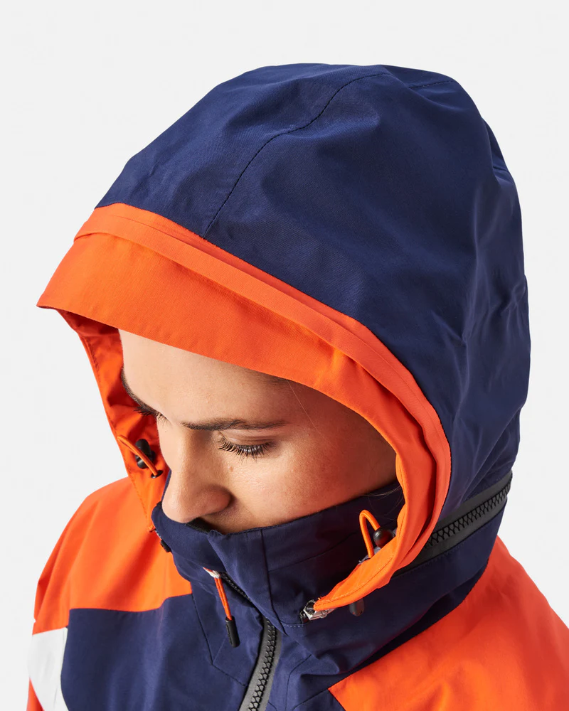 Women's M-Pro Jacket 2.0 - Navy/Orange - Image 5
