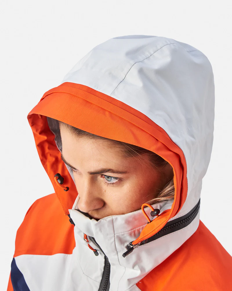 Women's M-Pro Jacket 2.0 - White/Orange - Image 3